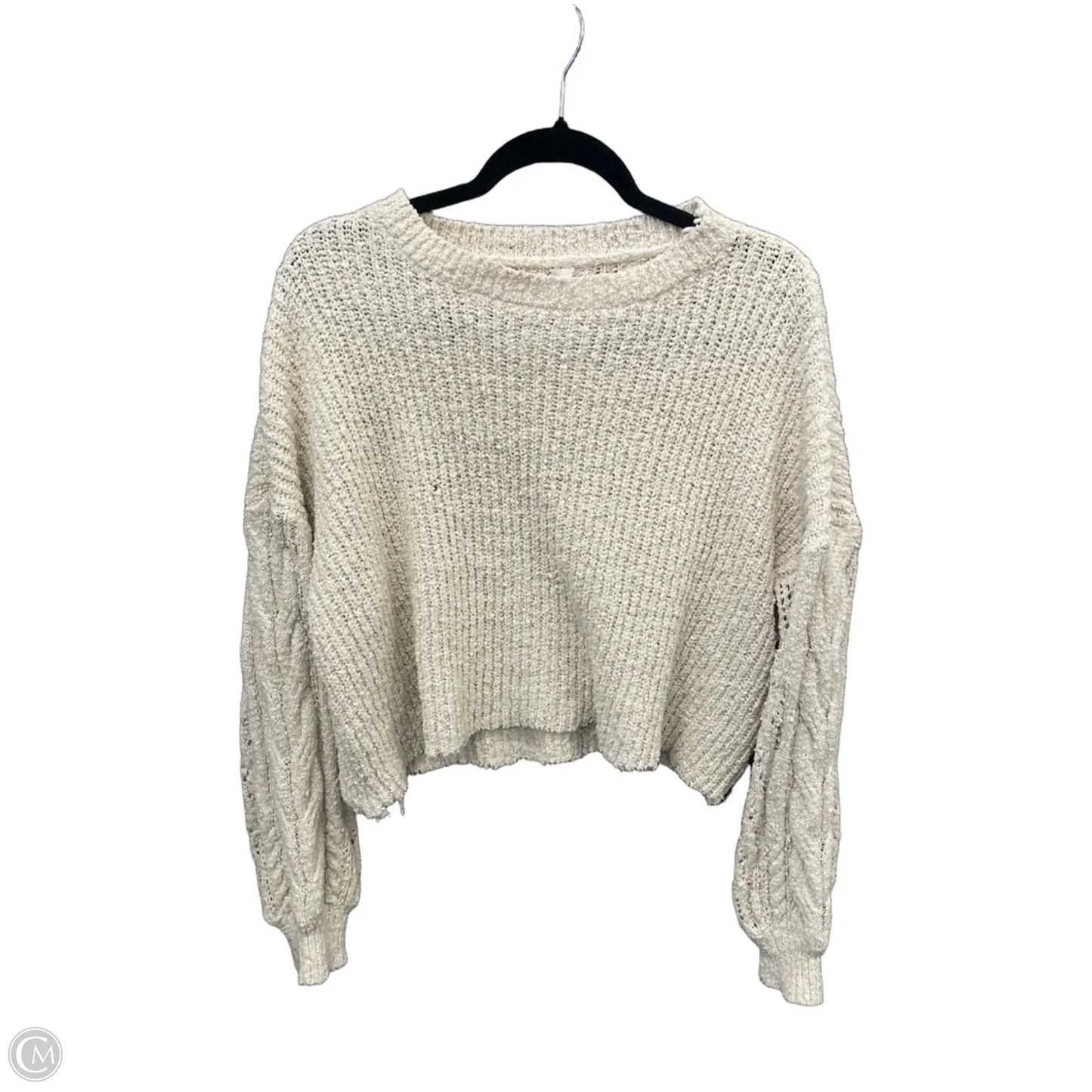 Sweater By Dreamers In Cream, Size: M