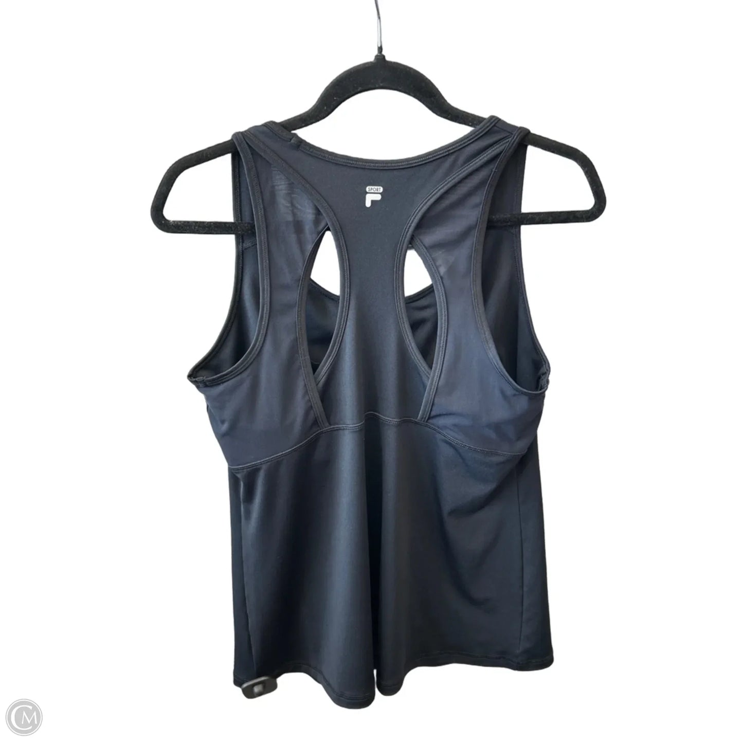 Athletic Tank Top By Fila In Black, Size: L