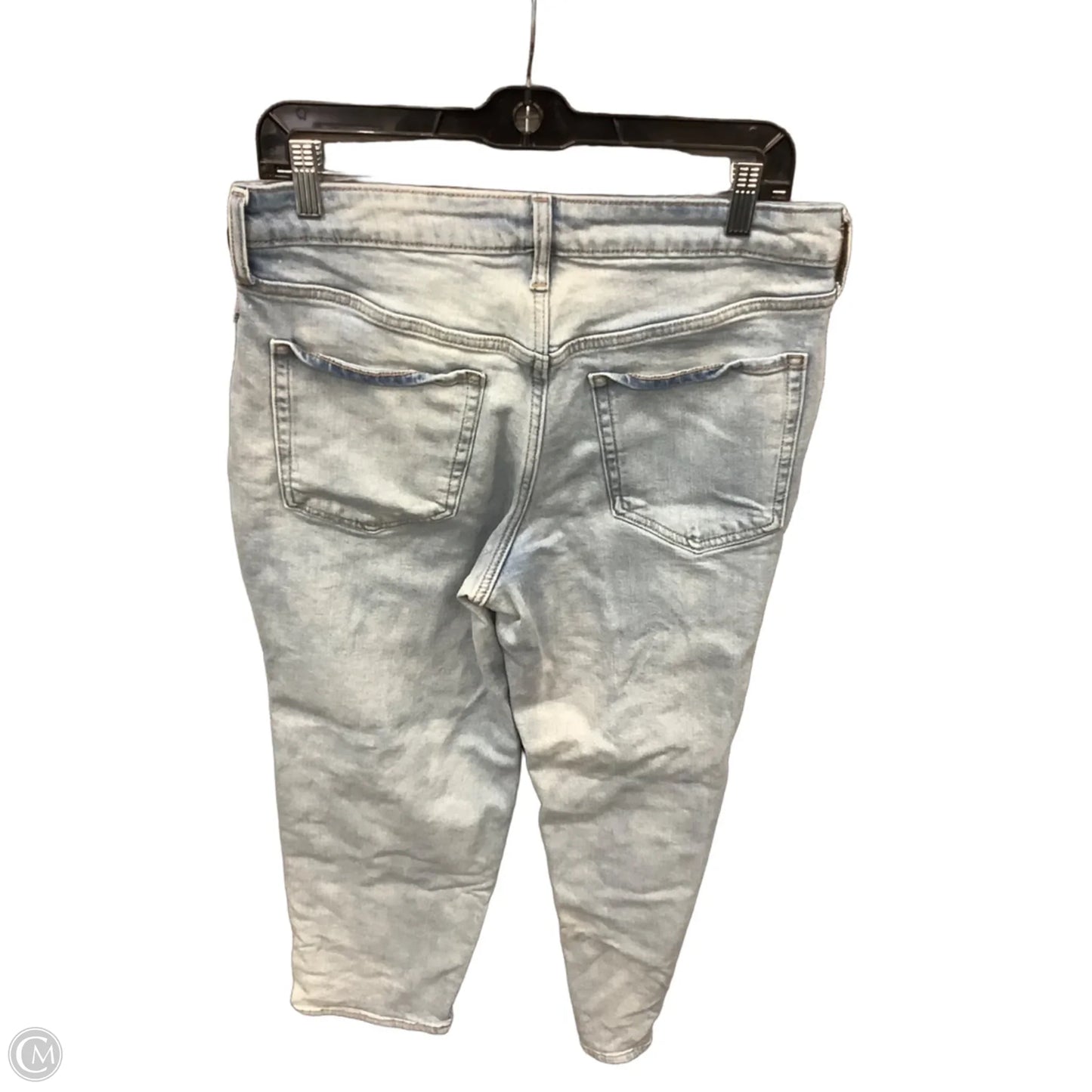 Jeans Straight By Old Navy In Blue Denim, Size: 10