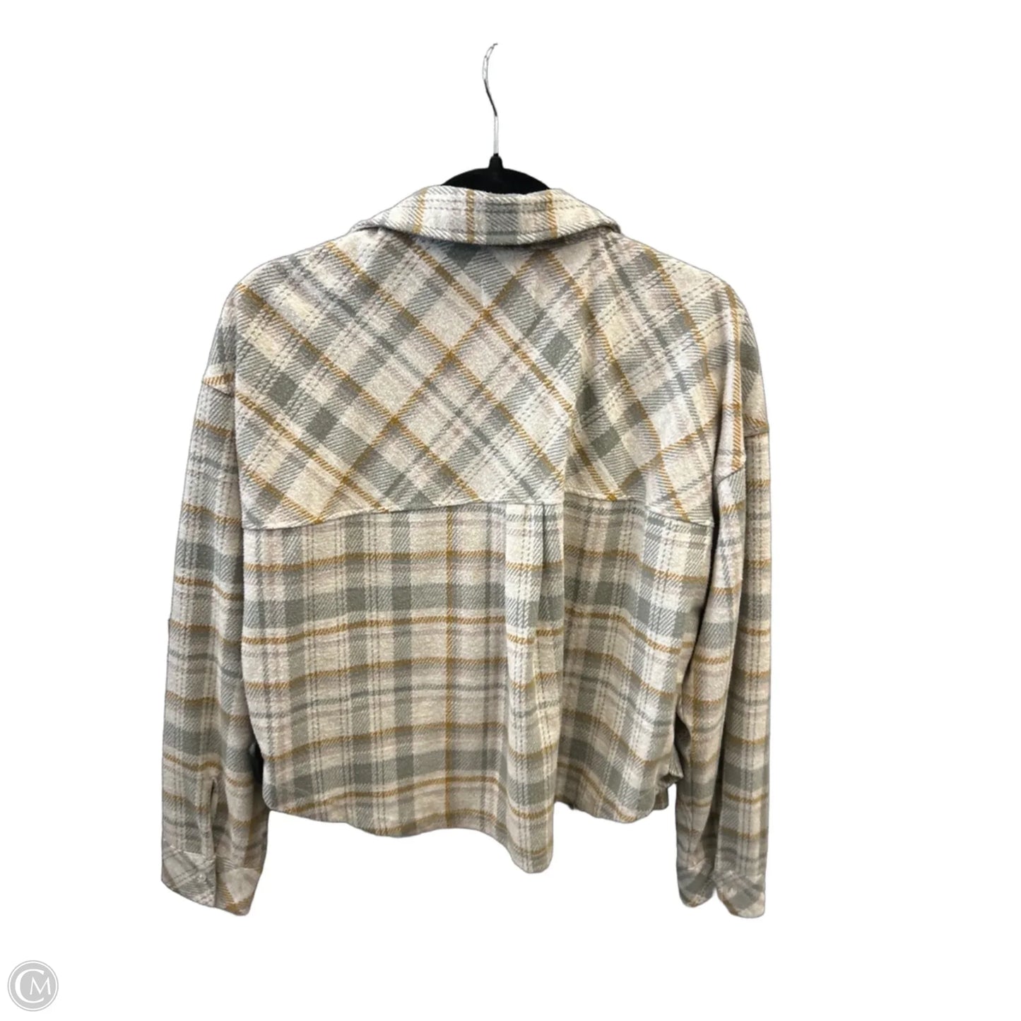 Jacket Shirt By Thread And Supply In Plaid Pattern, Size: Xl