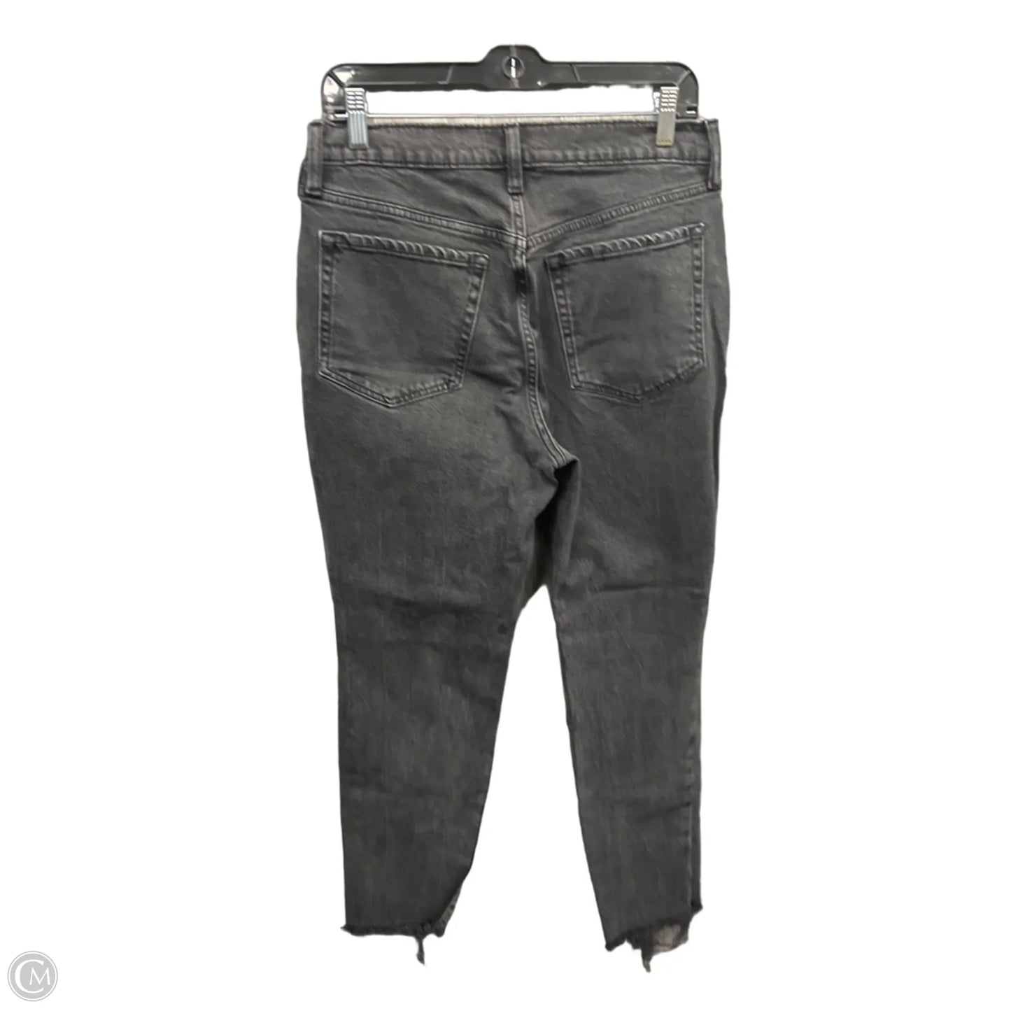 Jeans Straight By Old Navy In Black Denim, Size: 10