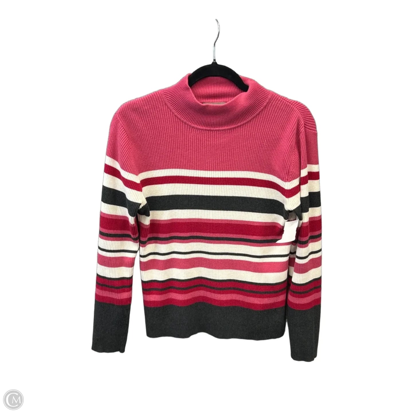 Sweater By Croft And Barrow In Pink, Size: L