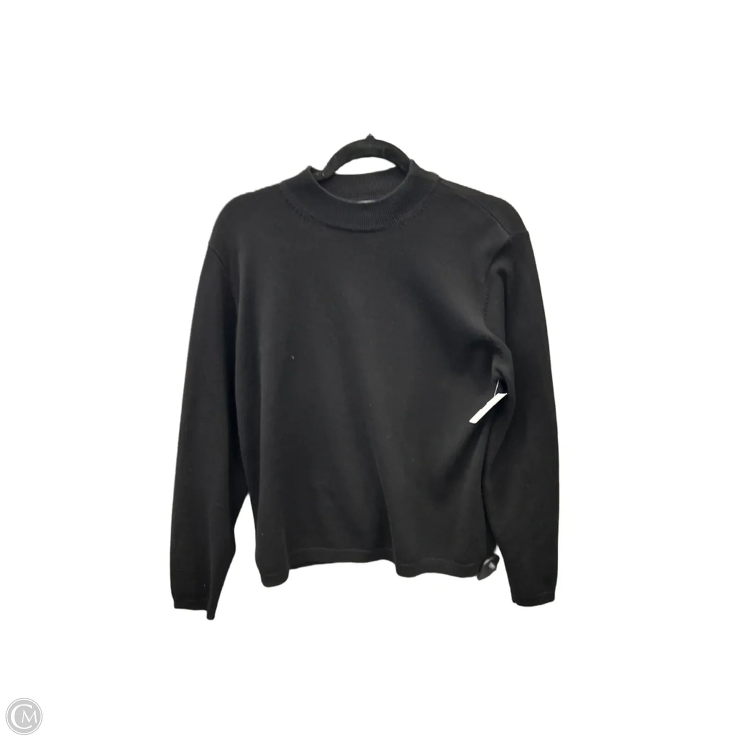 Sweater By Clothes Mentor In Black, Size: L