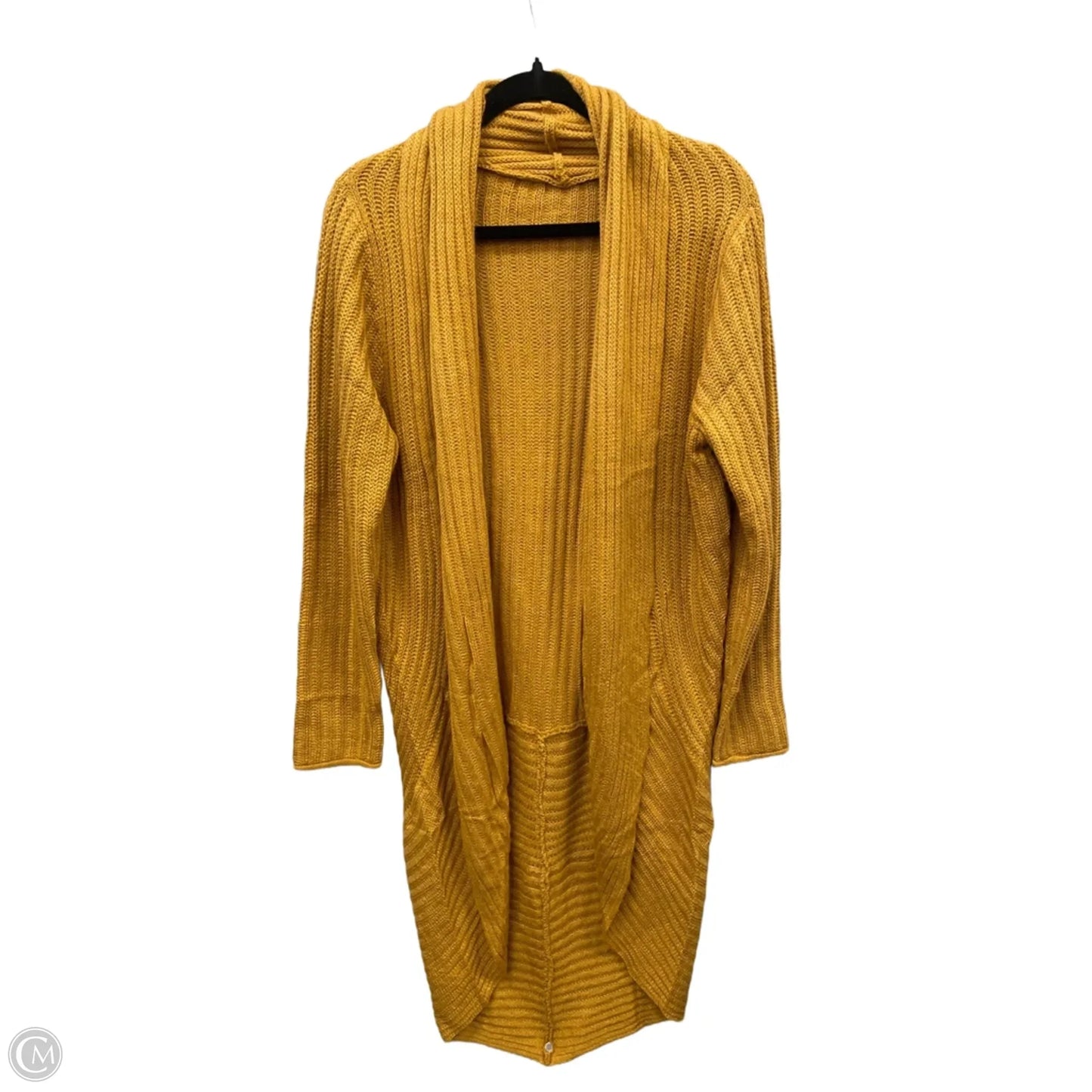 Cardigan By Clothes Mentor In Yellow, Size: Xxl