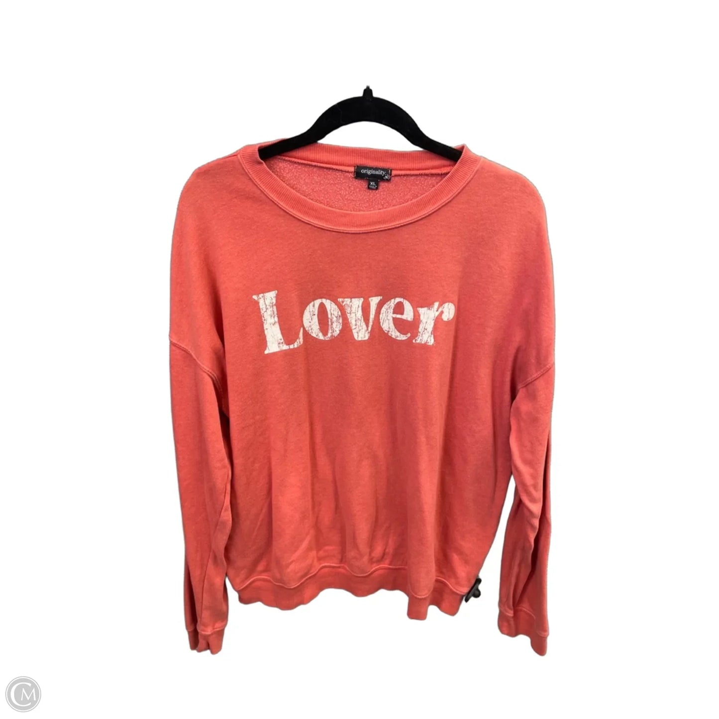 Sweatshirt Crewneck By Originality In Paisley Print, Size: Xl