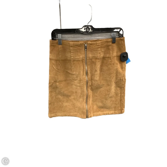 Skirt Mini & Short By Wild Fable In Brown, Size: S