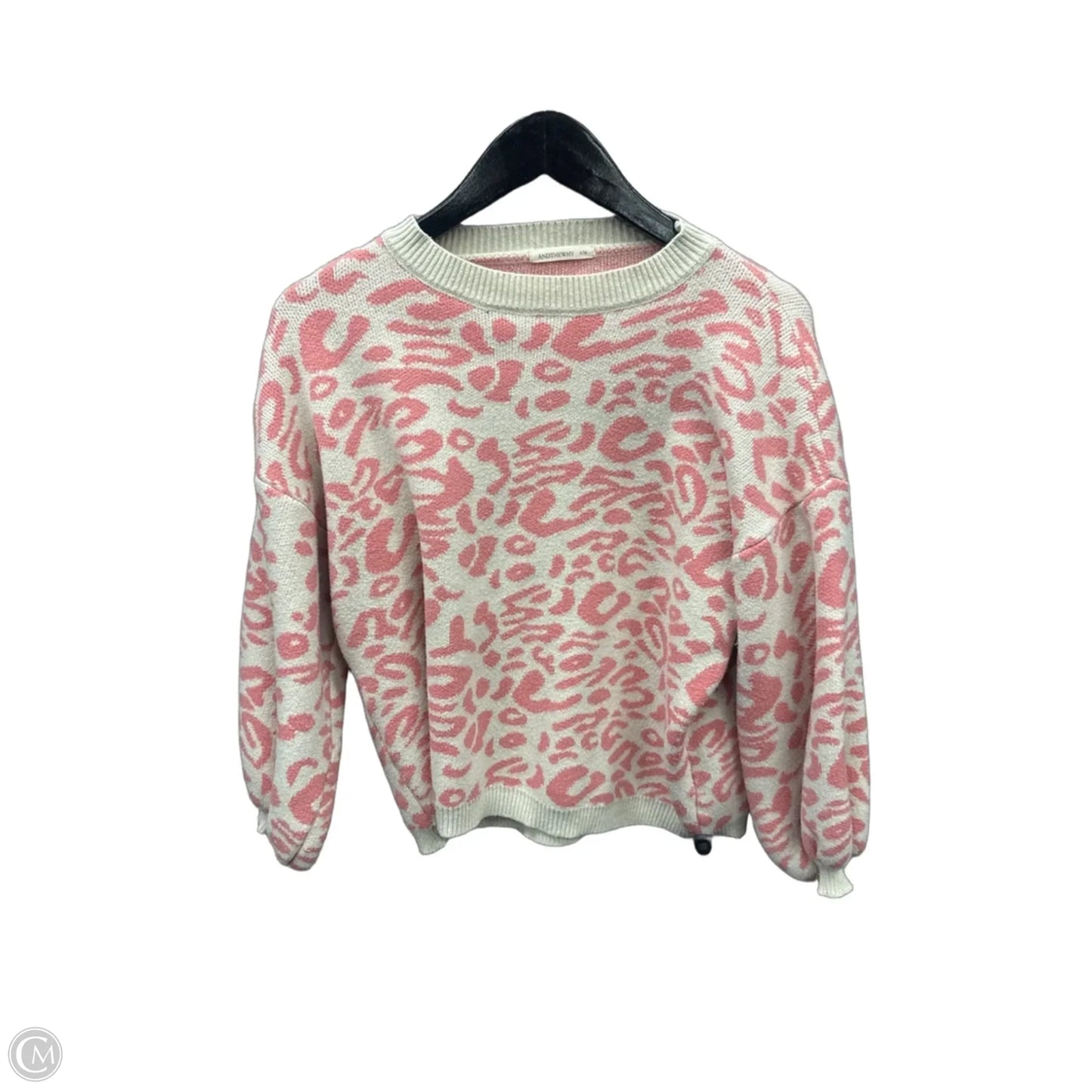 Sweater By Andthewhy In Pink, Size: S