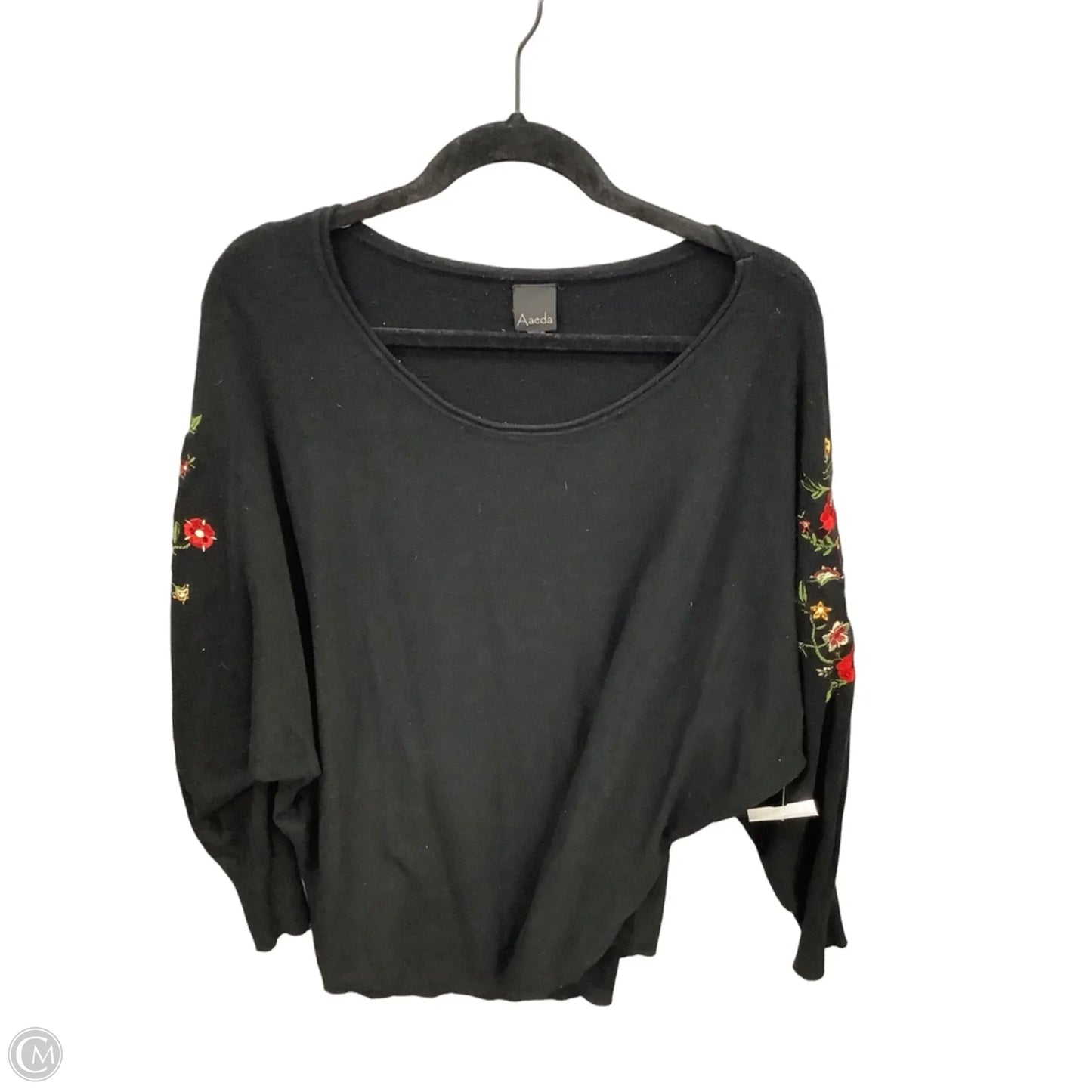 Top Long Sleeve By Aaeda In Black, Size: 2x