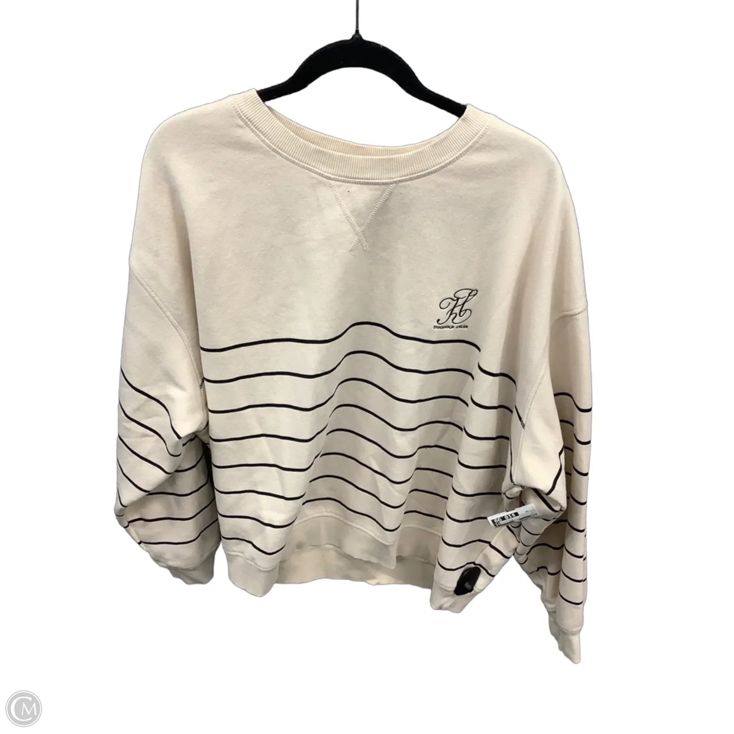 Sweatshirt Crewneck By H&m In Tan, Size: 3x