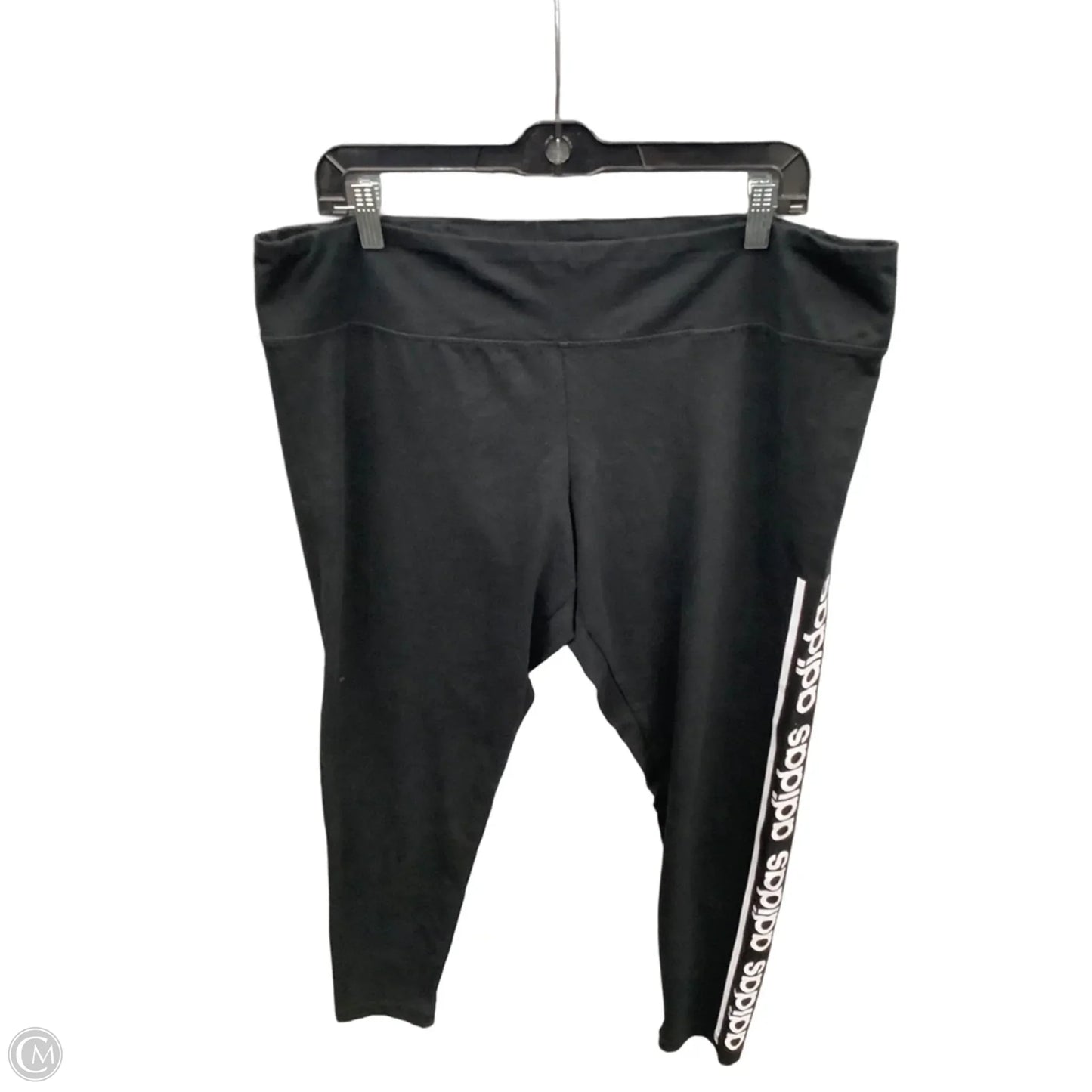 Athletic Leggings By Adidas In Black, Size: 2x