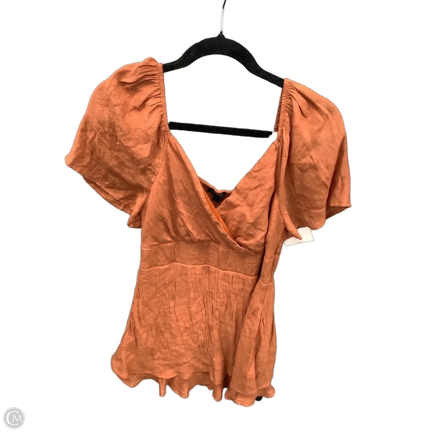 Dress Casual Short By As U Wish In Orange, Size: Xl