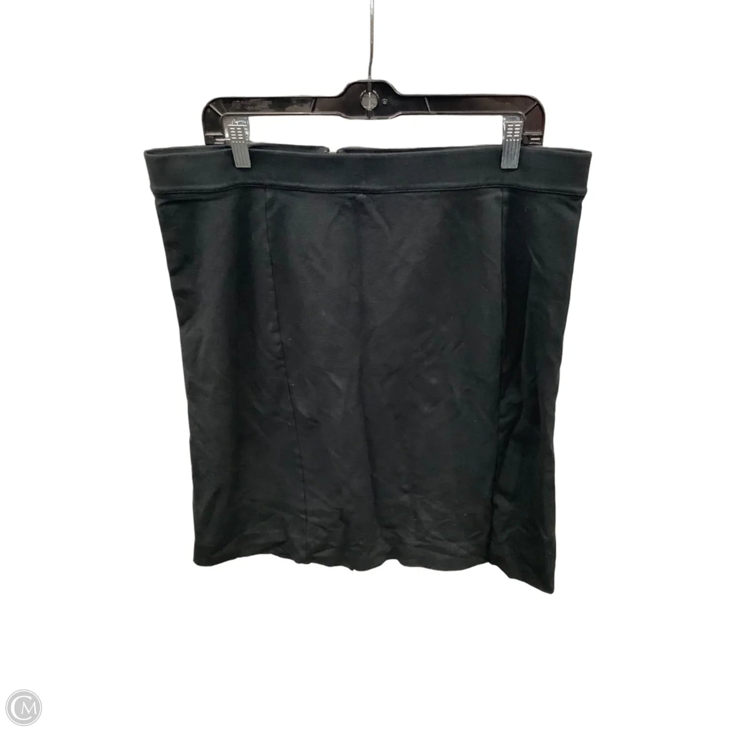Skirt Midi By Lands End In Black, Size: 18