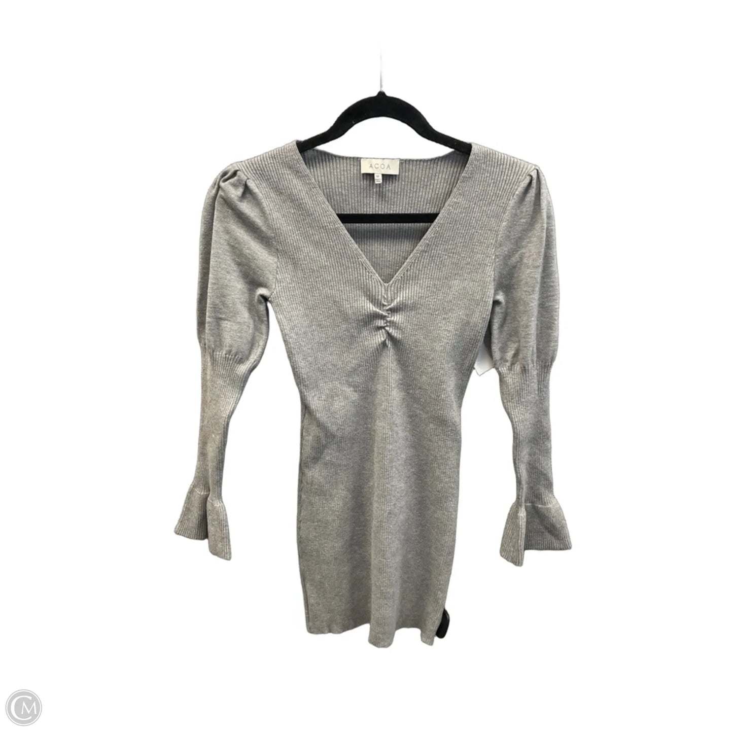 Dress Sweater By Clothes Mentor In Grey, Size: M