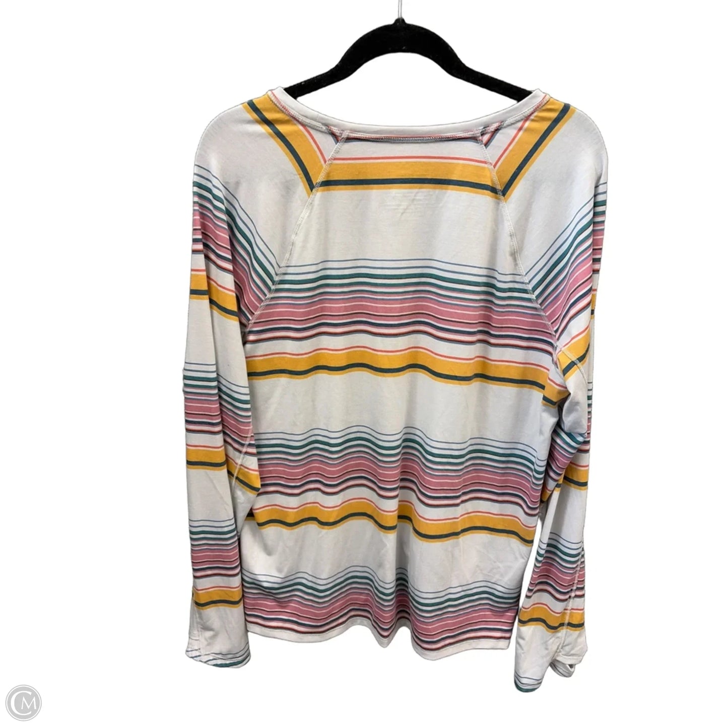 Top Long Sleeve By L.l. Bean In Striped Pattern, Size: Xl