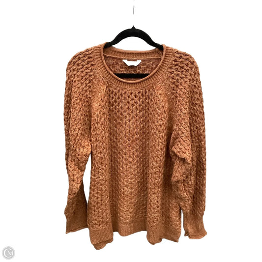 Sweater By Time And Tru In Brown, Size: Xl