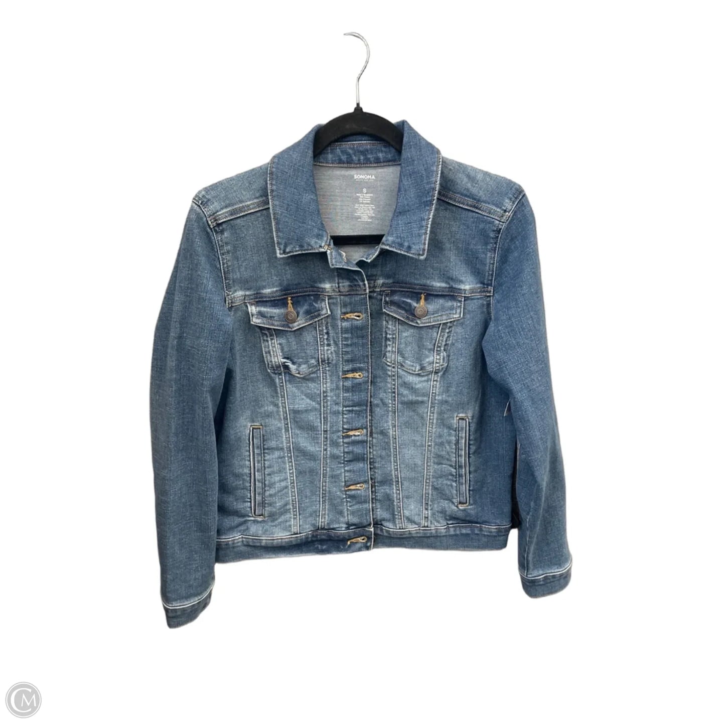 Jacket Denim By Sonoma In Blue Denim, Size: S