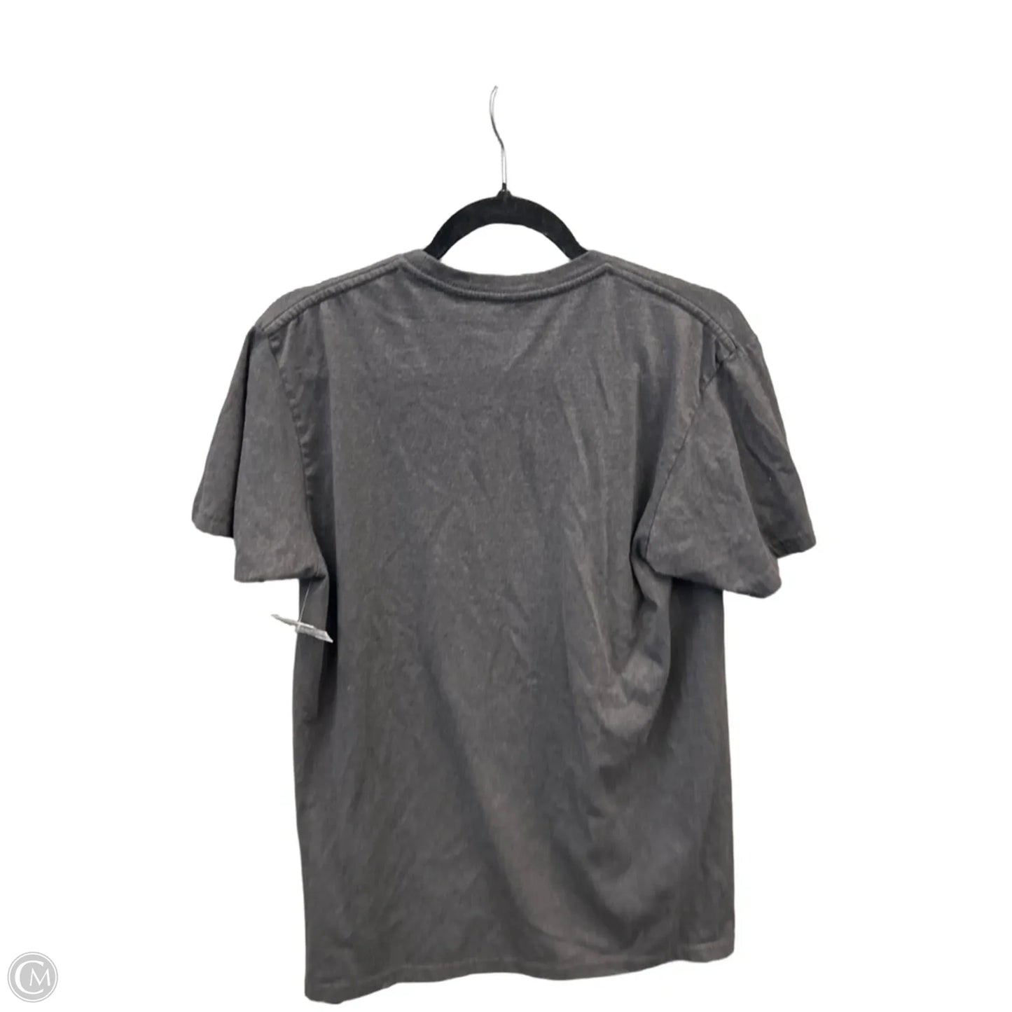 Top Short Sleeve By Maurices In Grey, Size: M