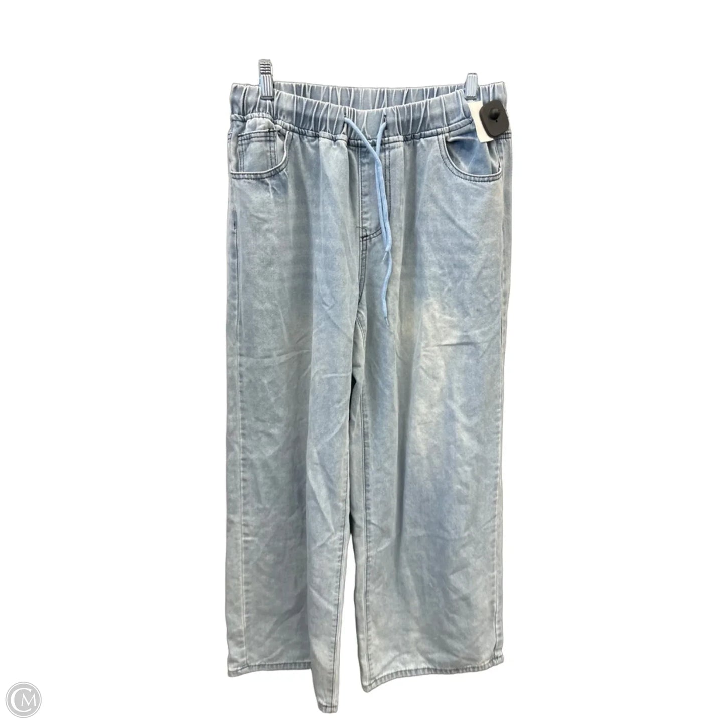 Jeans Wide Leg By Clothes Mentor In Blue Denim, Size: 16
