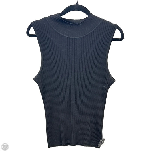 Top Sleeveless By Ophelia Roe In Black, Size: 1x