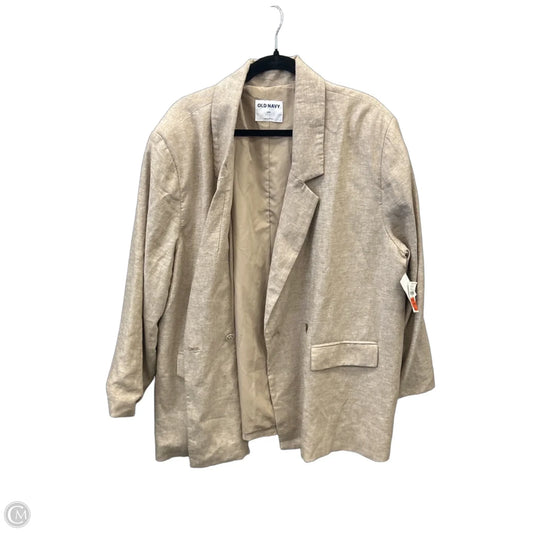Blazer By Old Navy In Beige, Size: Xxl