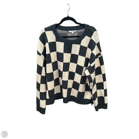 Sweater By Baltic Born In Checkered Pattern, Size: 2x