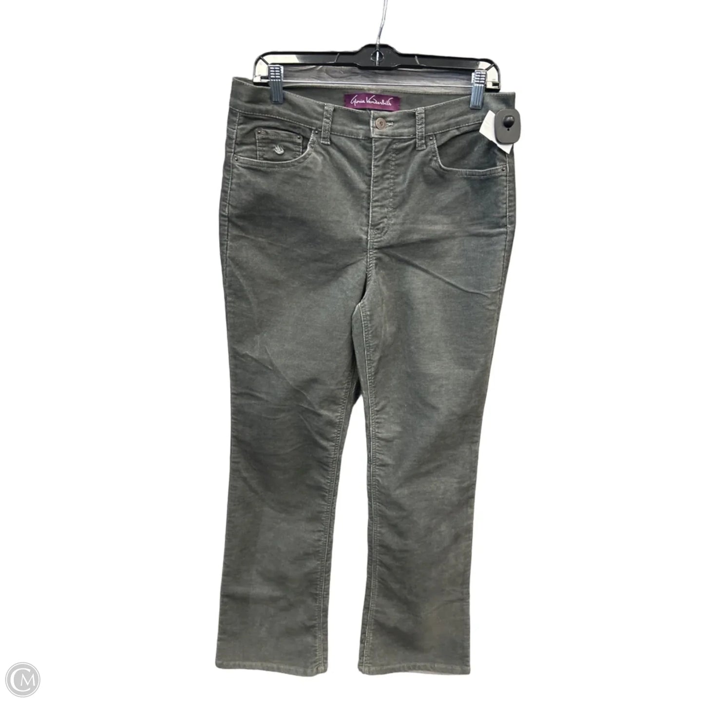 Pants Corduroy By Gloria Vanderbilt In Green, Size: 12