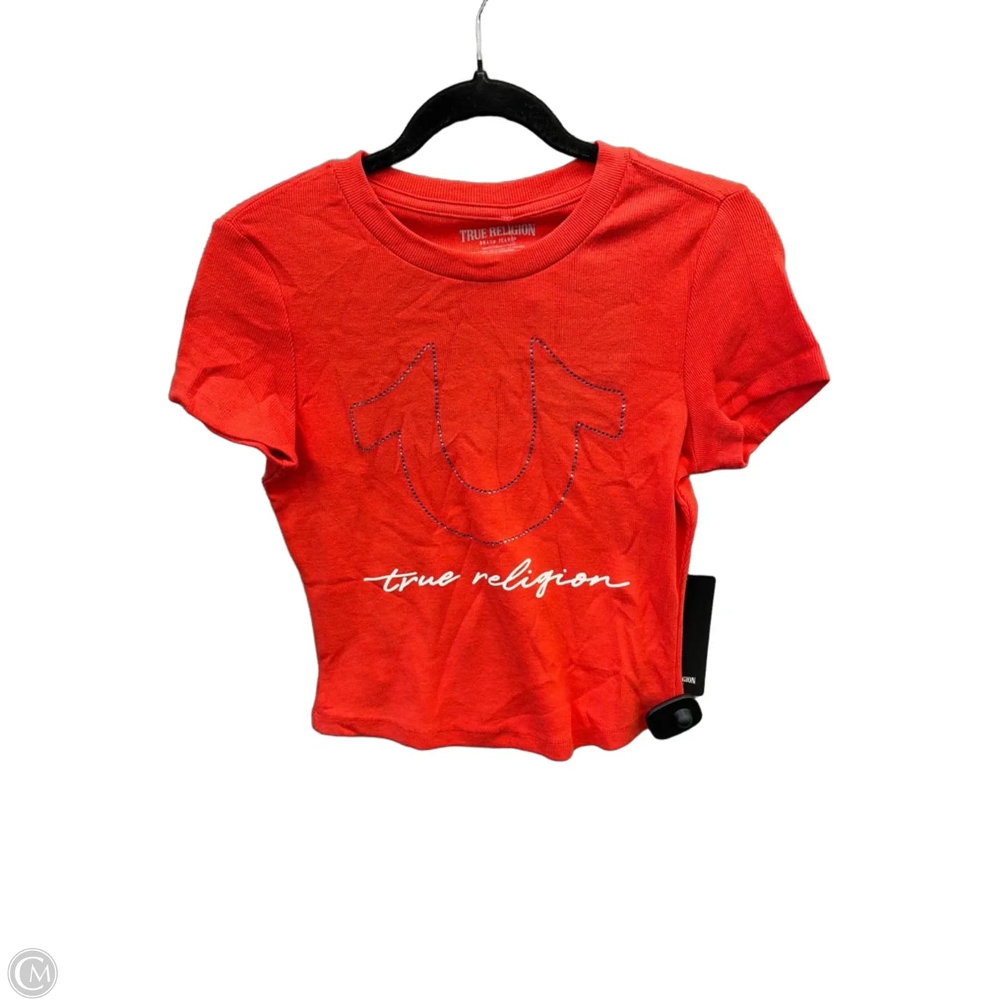 Top Short Sleeve By True Religion In Orange, Size: S