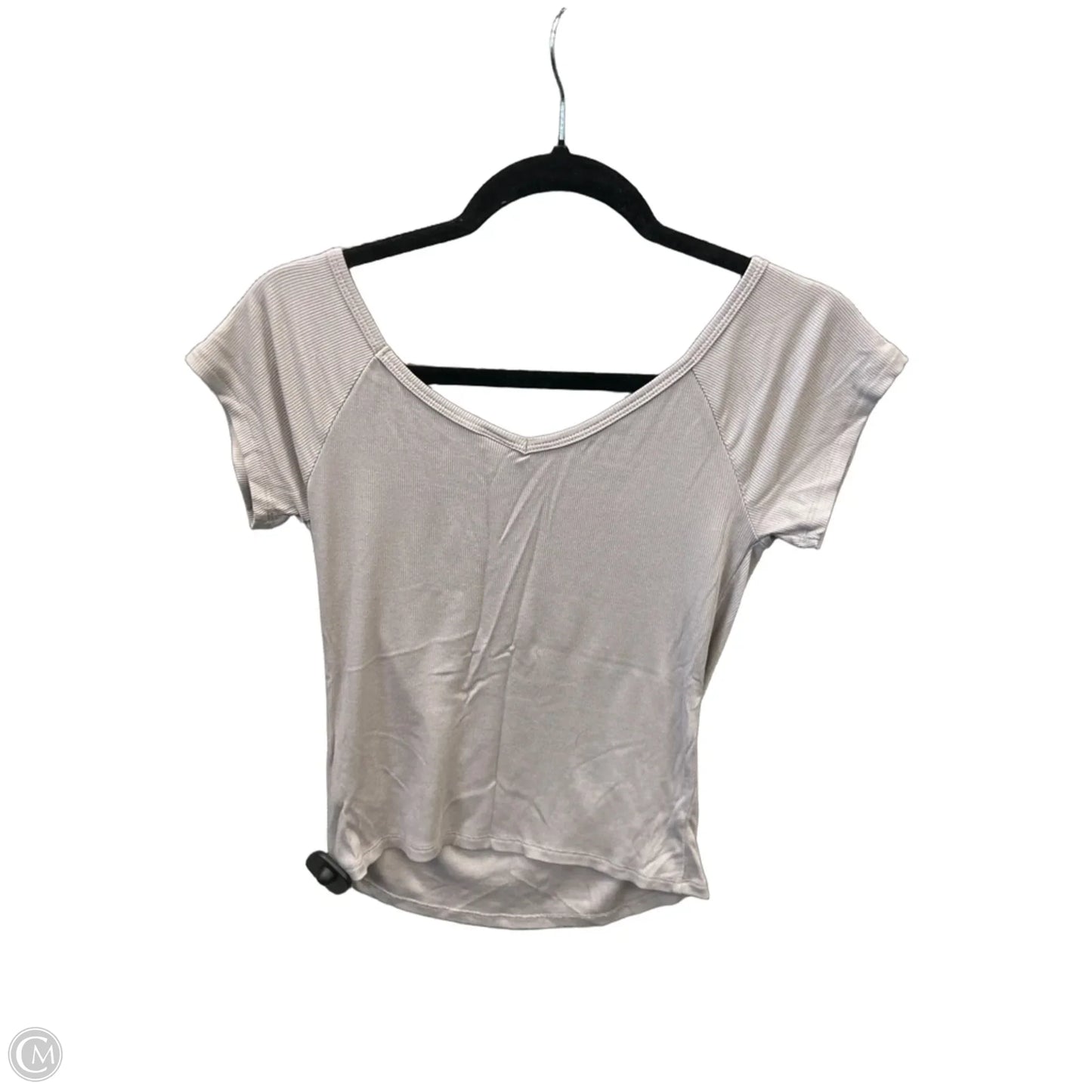 Top Short Sleeve Basic By Wild Fable In Grey, Size: S