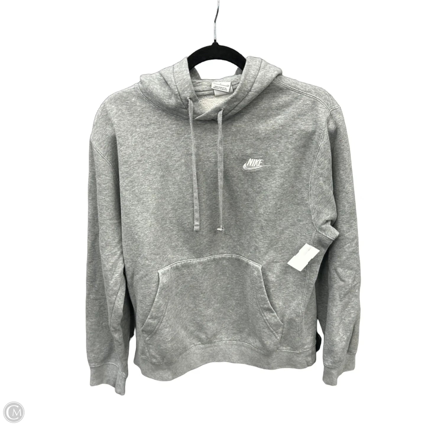 Sweatshirt Hoodie By Nike Apparel In Grey, Size: Sp