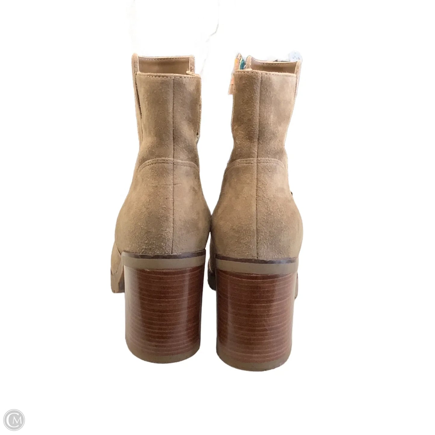 Boots Ankle Heels By Cole-haan In Brown, Size: 9