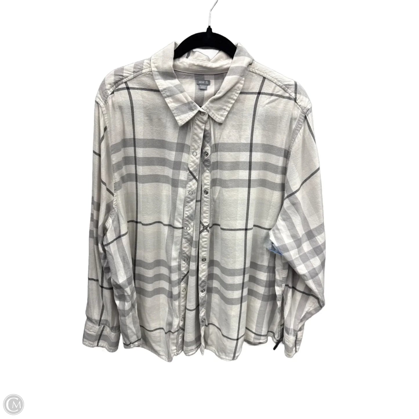 Top Long Sleeve By Aerie In White, Size: Xxl