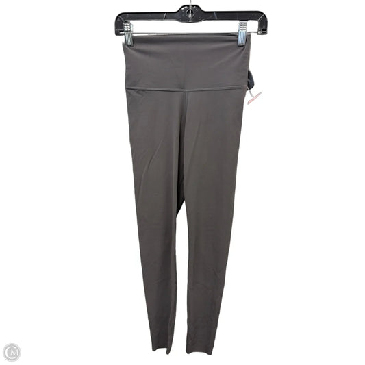 Athletic Leggings By Nike In Grey, Size: Sp