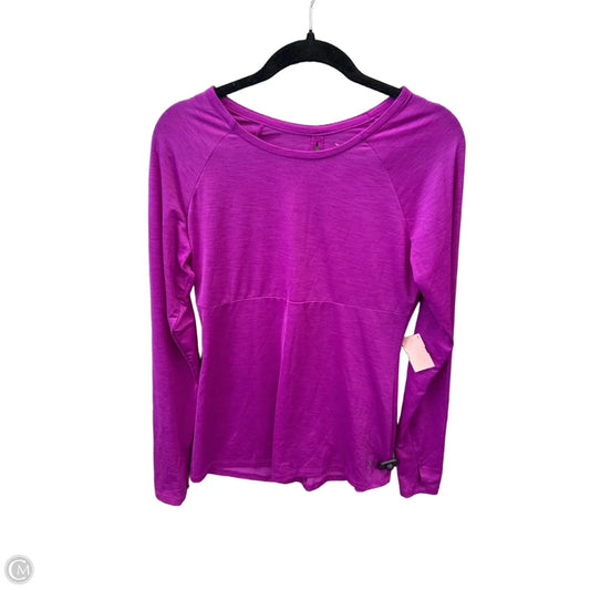 Athletic Top Long Sleeve Crewneck By Old Navy In Purple, Size: M