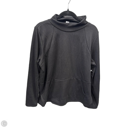 Athletic Top Long Sleeve Crewneck By Xersion In Black, Size: Xl