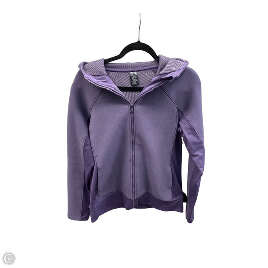 Athletic Jacket By Under Armour In Purple, Size: L