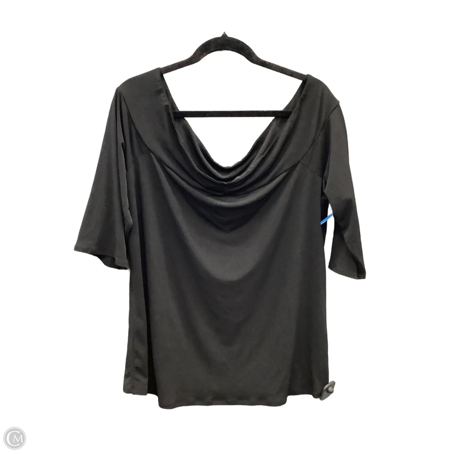 Top Short Sleeve By Torrid In Black, Size: 2x