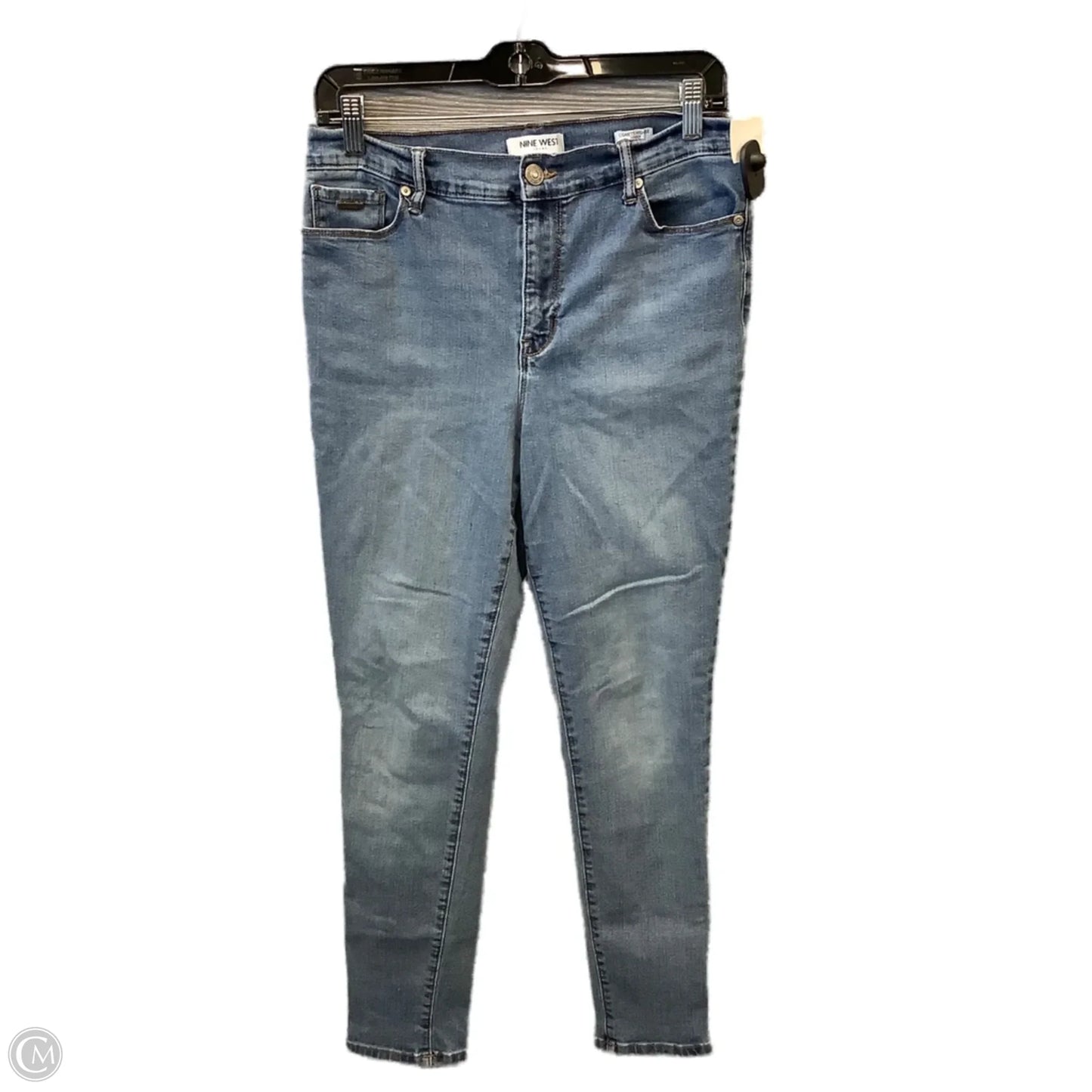 Jeans Skinny By Nine West In Blue Denim, Size: 10