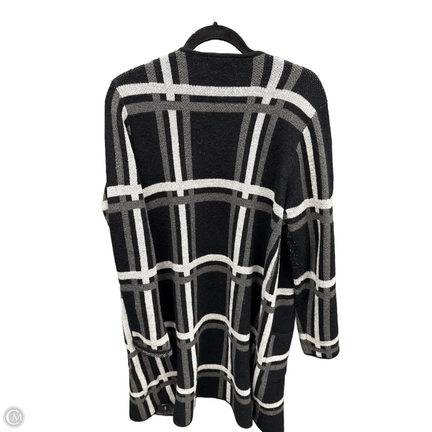 Sweater Cardigan By Nine West In Black, Size: L
