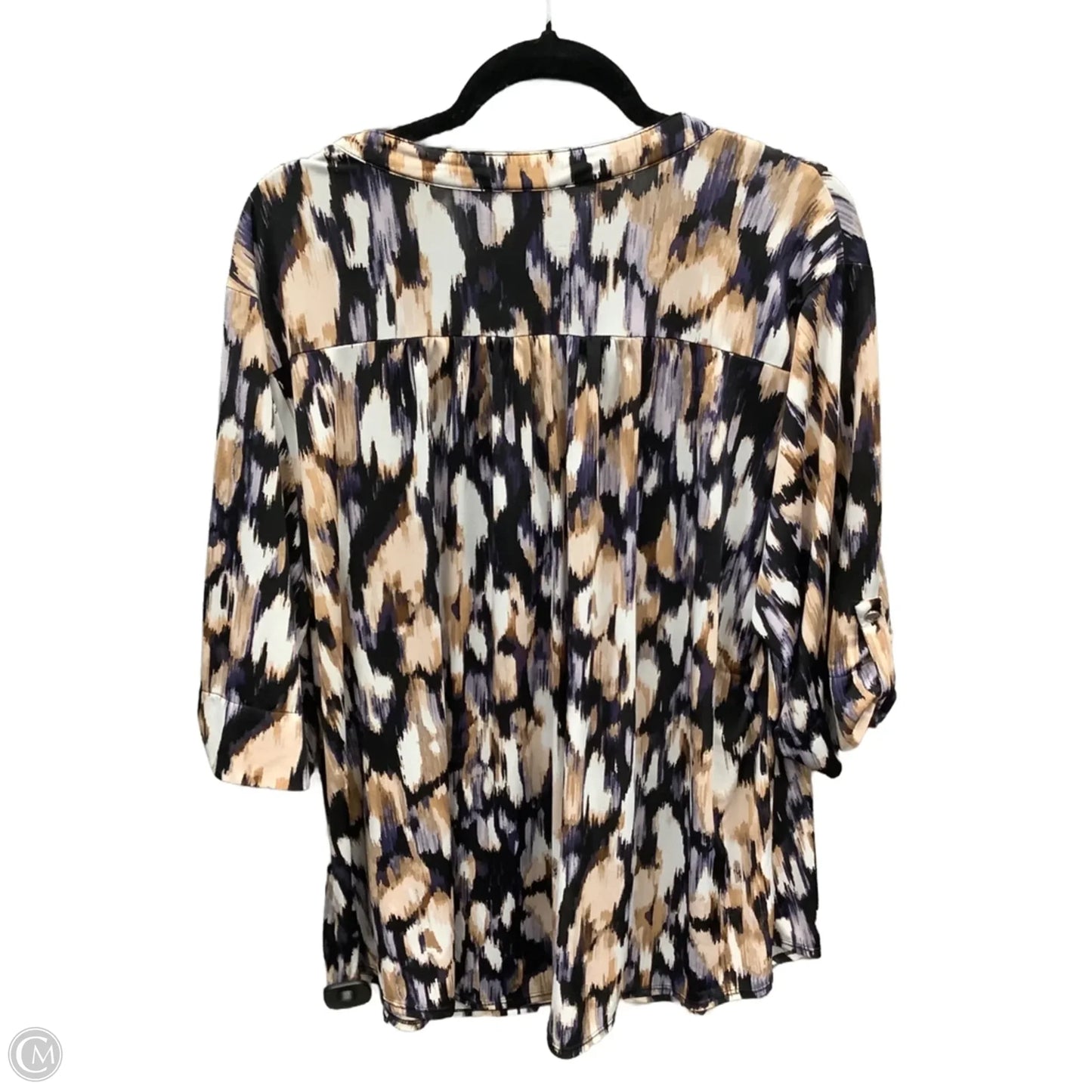 Top 3/4 Sleeve By Cocomo In Multi-colored, Size: 3x