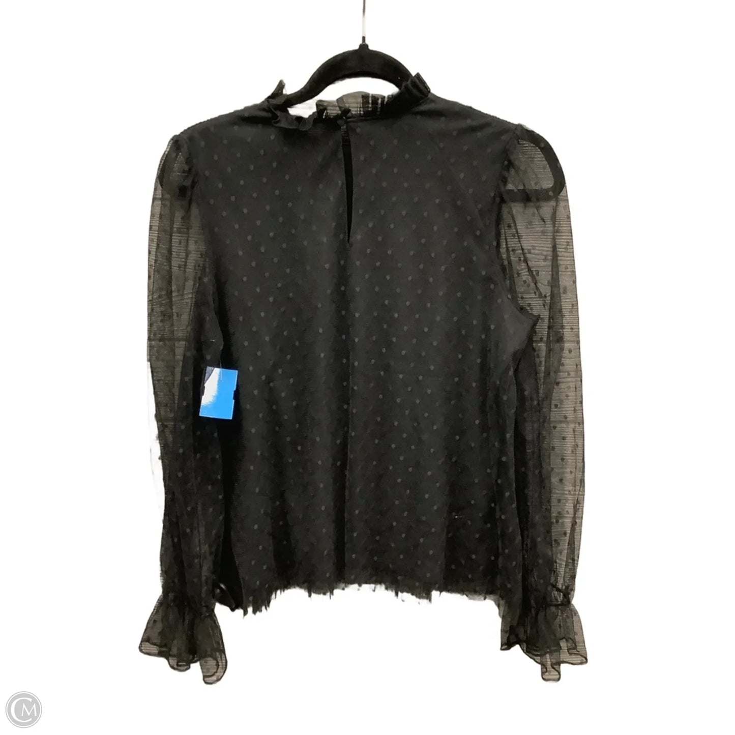 Top Long Sleeve By Express In Black, Size: Xs