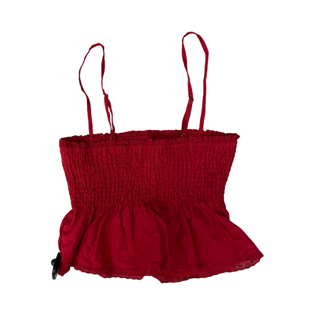 Top Sleeveless By Edikted In Red, Size:M