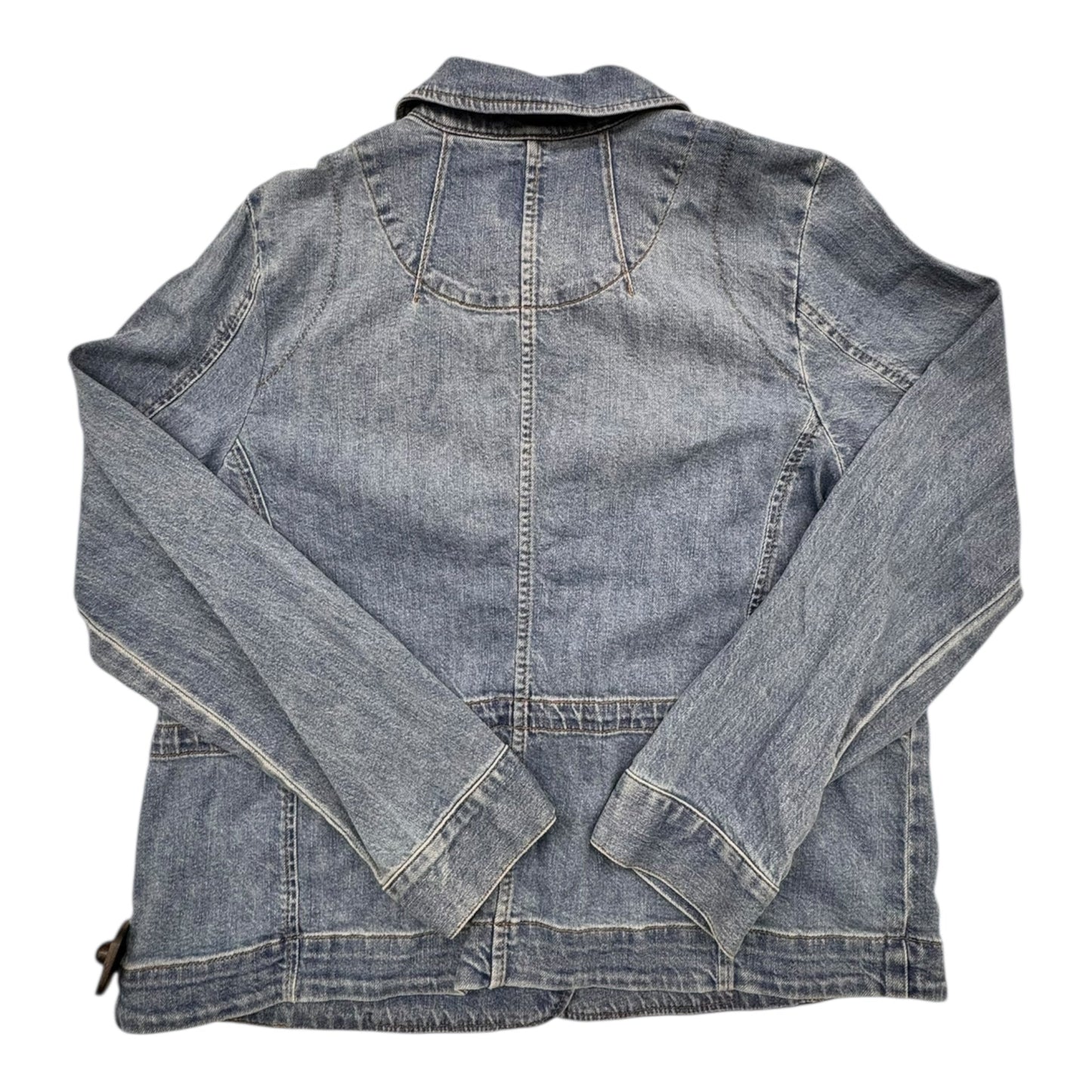 Blazer By J. Jill In Blue Denim, Size:M