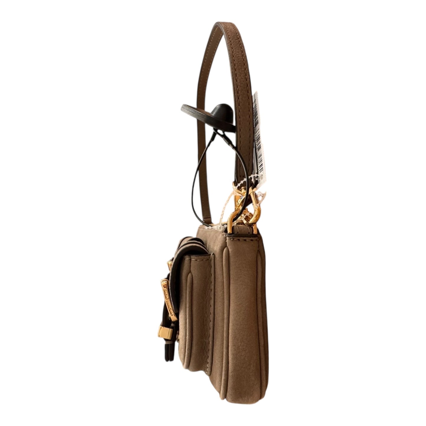 Handbag Designer By Michael Kors In Taupe, Size: Extra Small