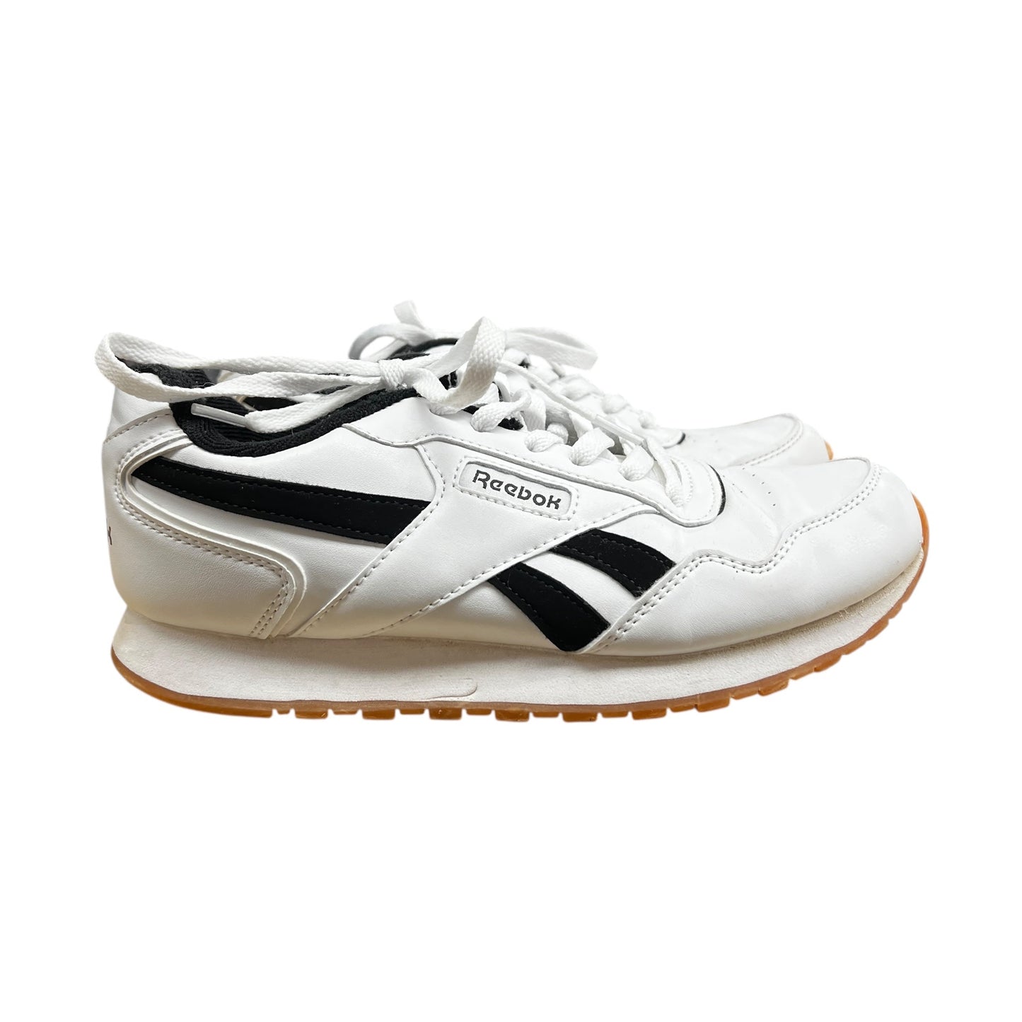 Shoes Athletic By Reebok In Black & White, Size:7.5