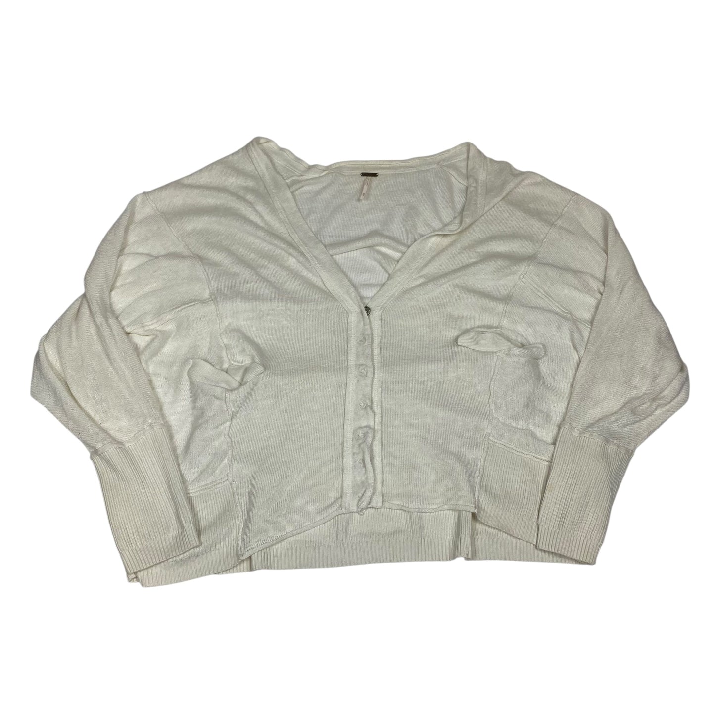 Cardigan By Free People In Cream, Size:M