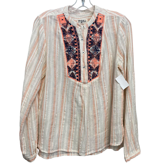 Top Ls By Holding Horses In Striped Pattern, Size:M