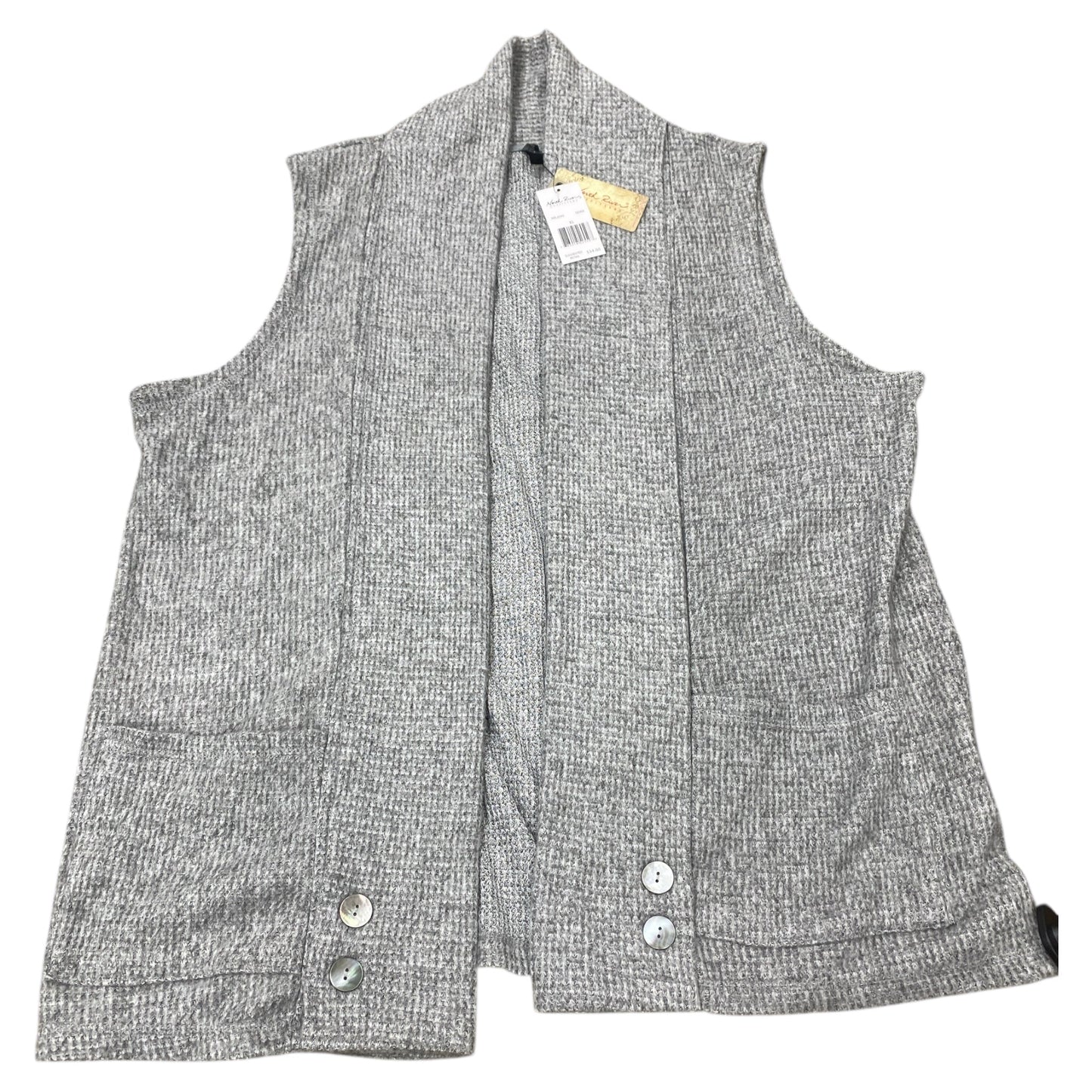 Sweater Ss By North River In Grey, Size:Xl