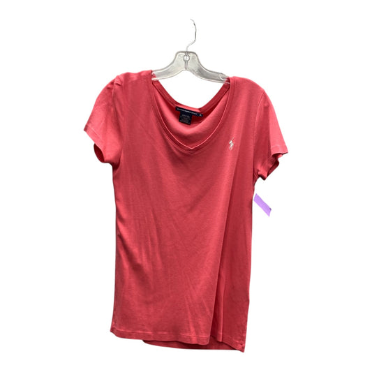 Top Ss Basic By Ralph Lauren Blue Label In Pink, Size:Xl