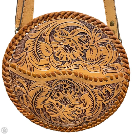 Handbag Leather By American Darling, Size: Medium