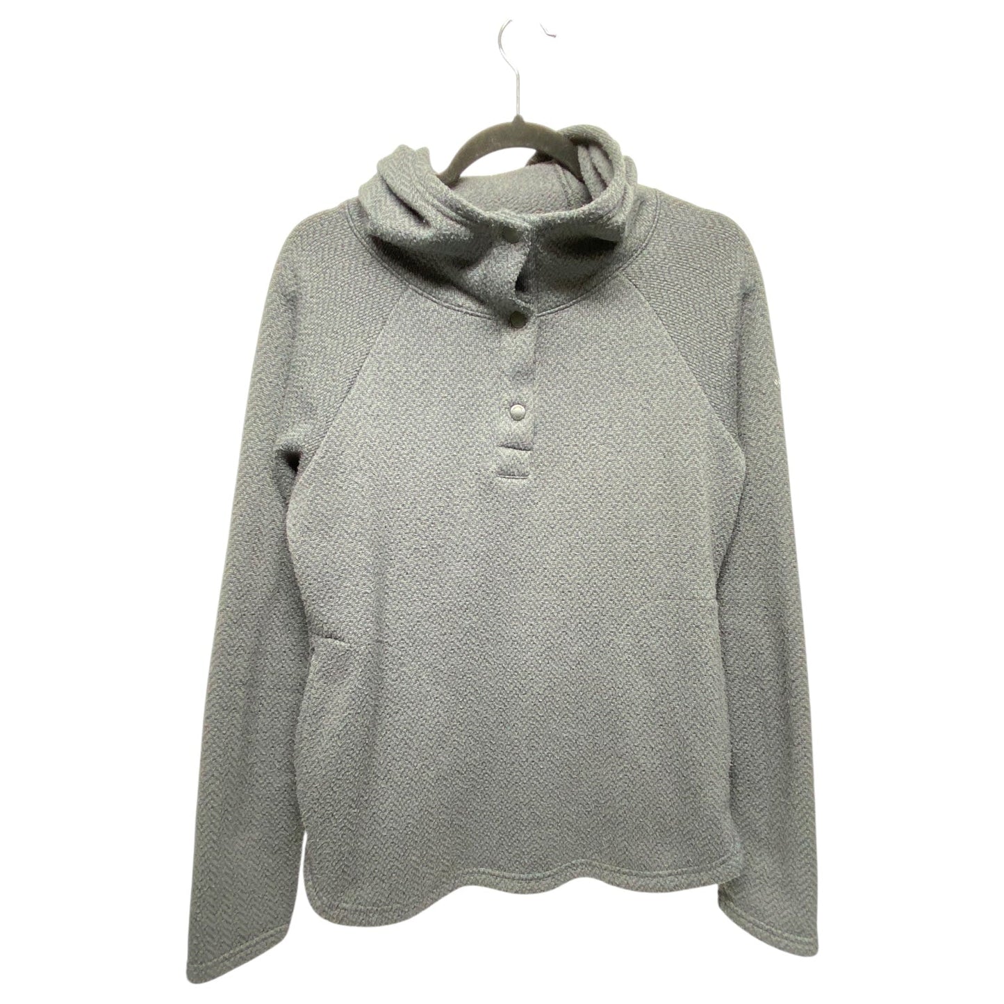 Sweatshirt Hoodie By Columbia In Grey, Size: M